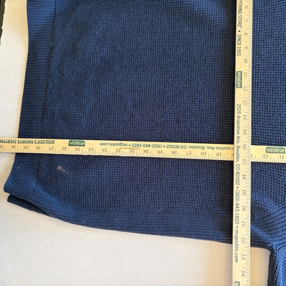 Gorpcore Kuhl Revel Sweater Navy Blue Waffle Knit